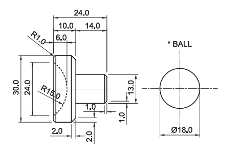 Ball & Ball cup (SS300 model)